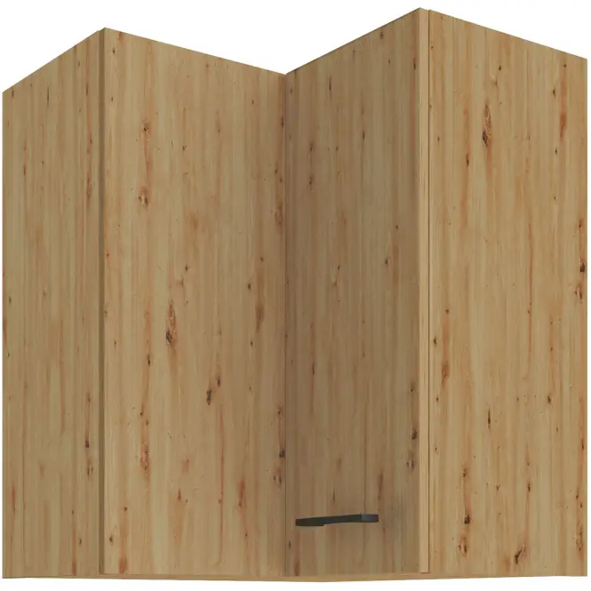 Konyhaszekrény MODENA Fekete/tölgy ARTISAN 60X60 GN-72 2F (90°)