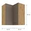 Konyhaszekrény BOLONIA SZARVASGOMBA/tölgy ARTISAN 60X60 GN-72 2F (90°),2