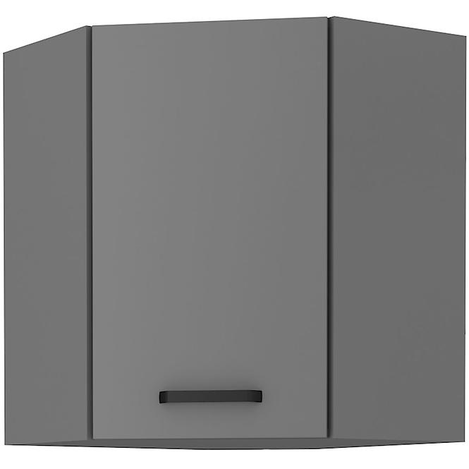 Konyhaszekrény NESSA Antracit 60X60 GN-72 2F (45°)