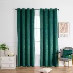 Sötétítő karikán Velvet GY2328/270G/M2/7 140x250 cm zöld