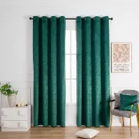 Sötétítő karikán Velvet GY2328/270G/M2/7 140x250 cm zöld