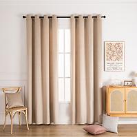 Sötétítő karikán Velvet GY2329/240G/M2/2/1 140x250 cm világos bézs