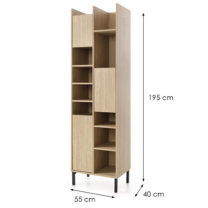 Vitrin Sergio SE4 3D Tölgy,2