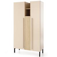 Vitrin Sergio SE5 2D Bézs /Tölgy