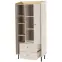 Vitrin Alessio AE5 2S1D Bézs /Tölgy,3
