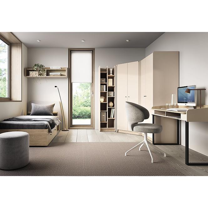 Vitrin Alessio AE6 2S Bézs /Tölgy