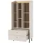 Vitrin Alessio AE6 2S Bézs /Tölgy,3