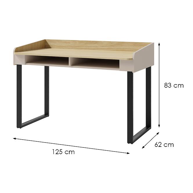 Íróasztal Alessio AE10 Bézs/Tölgy,2