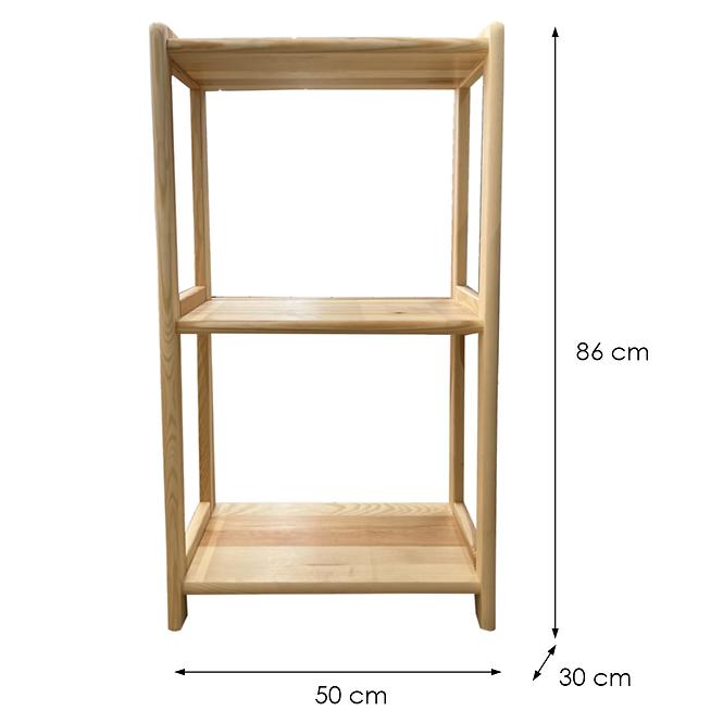 Regál Egyszerű Magas 0,86/50