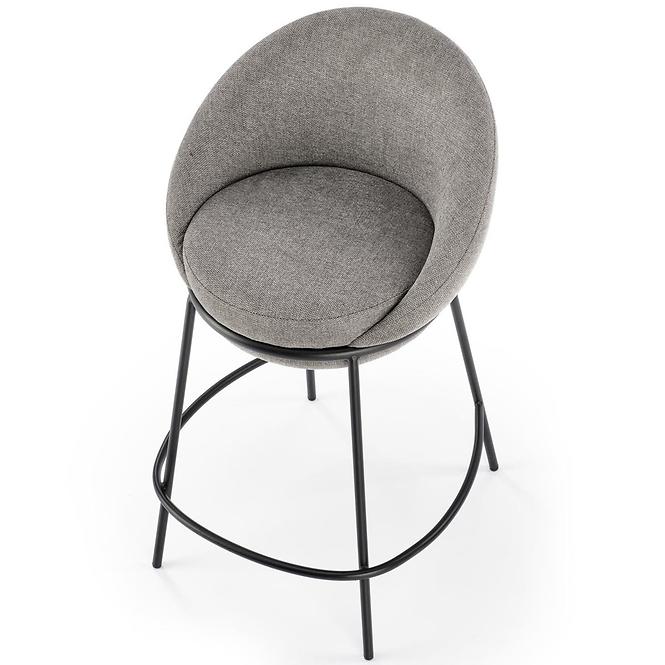 Bárszék H118 hamu/aranysárga