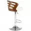 Bárszék H109 krém/dió,4