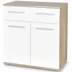 Komód Lima KM-1 sonoma/fehér