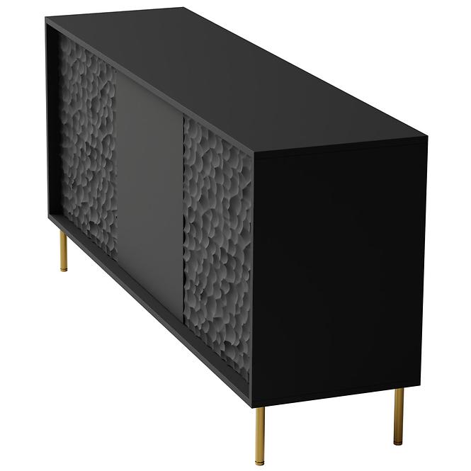 Komód Bullet KM-1 fekete/arany