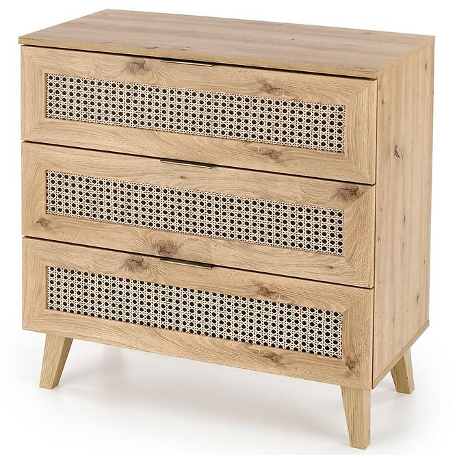 Komód Borneo KM-2 tölgy artisan/természetes