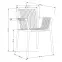 Szék K492 fehér,2