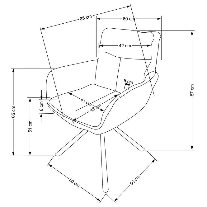 Szék K495 bézs