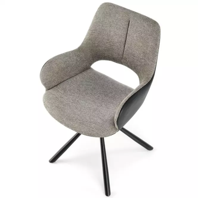 Szék K494 szürke/fekete,8