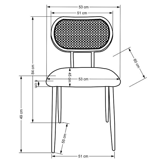 Szék K503 zöld