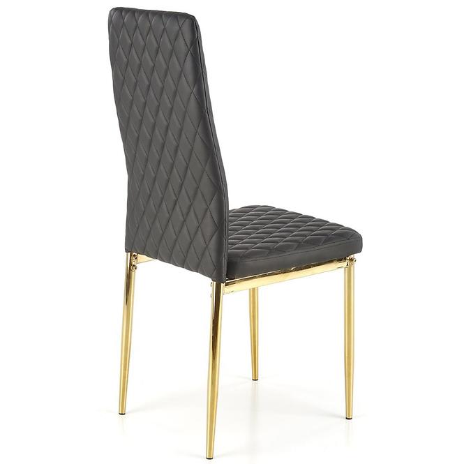 Szék K501 fekete/arany