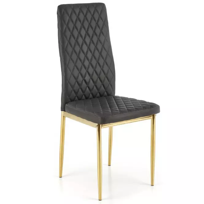 Szék K501 fekete/arany
