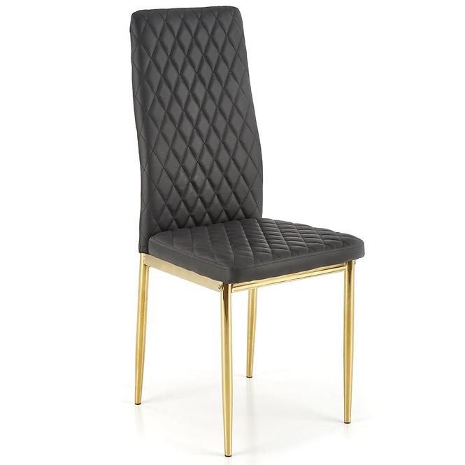 Szék K501 fekete/arany