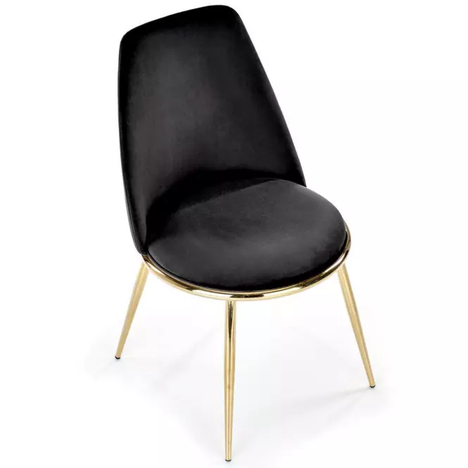 Szék K460 fekete/arany