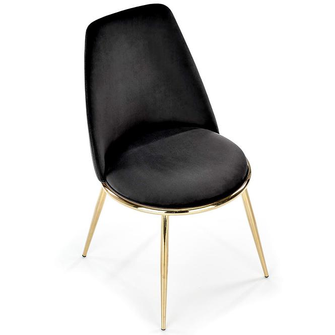 Szék K460 fekete/arany