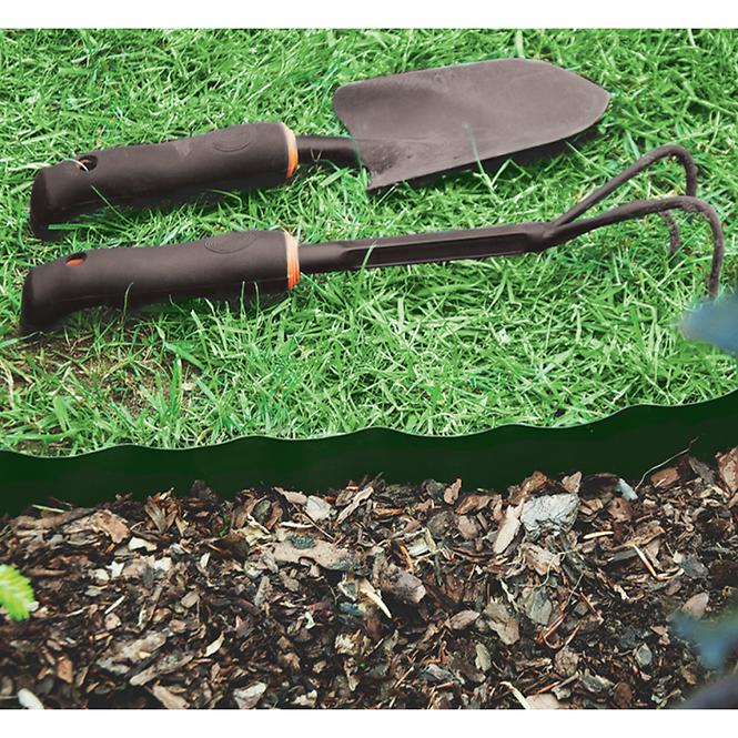 Hullámos szegély 9 m x 15 cm világosszürke OBFLGY0915