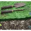 Hullámos szegély 9 m x 15 cm szürke OBFGY0915,2