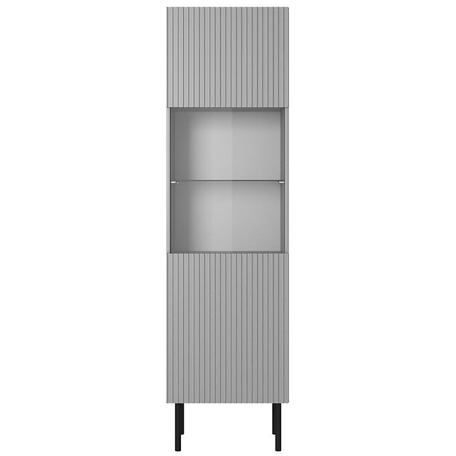 Vitrin Asensio W-1 szürke