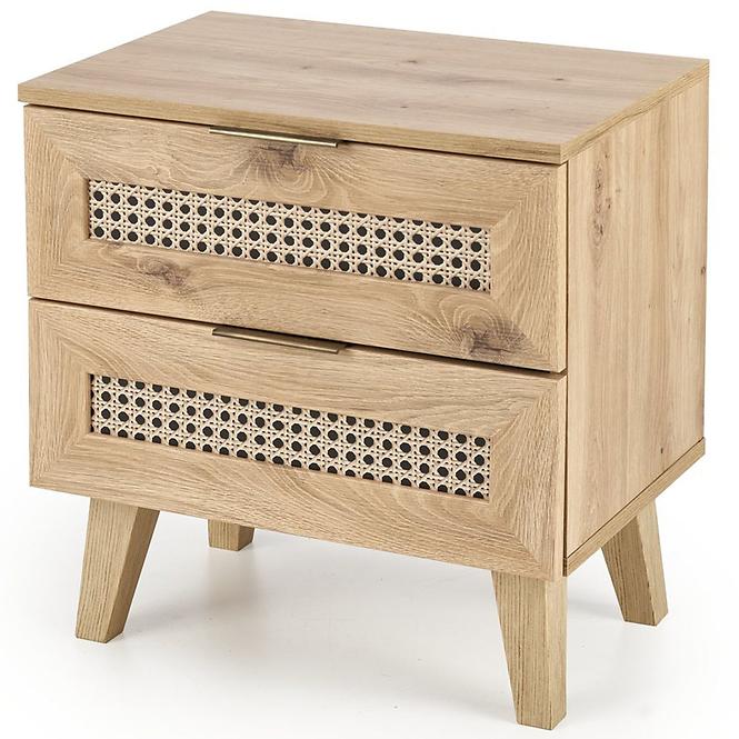 Éjjeliszekrény Borneo SN-1 tölgy artisan/természetes