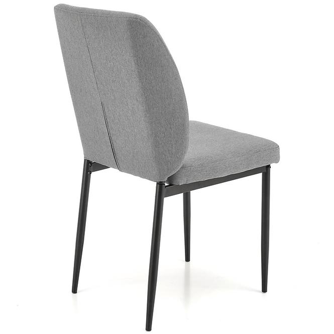 Kerti asztal Jasper + 4székek  üveg/fém – fekete/szürke