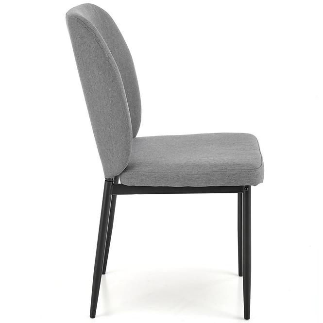 Kerti asztal Jasper + 4székek  üveg/fém – fekete/szürke