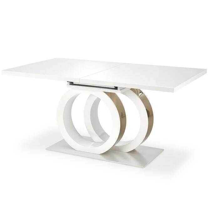 Asztall Galardo 90x160 mdf - fehér/arany,2
