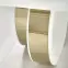 Asztall Galardo 90x160 mdf - fehér/arany,5