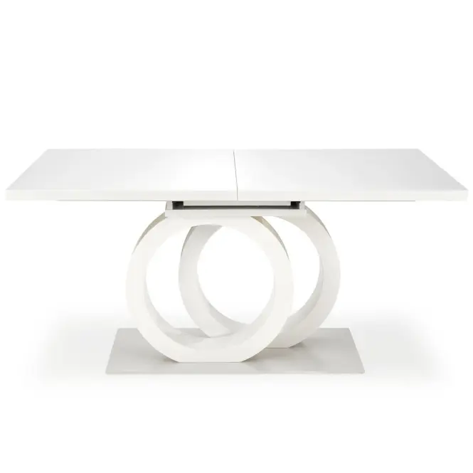 Asztall Galardo 90x160 mdf - fehér/arany,7
