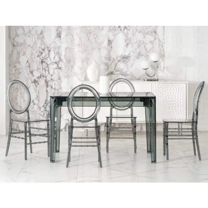 Asztall Gomez 80x120 polipropylen – füstös
