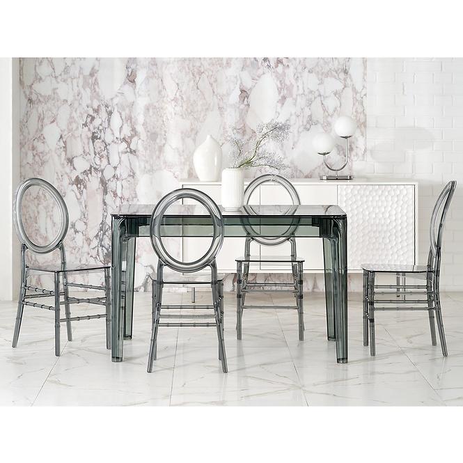Asztall Gomez 80x120 polipropylen – füstös