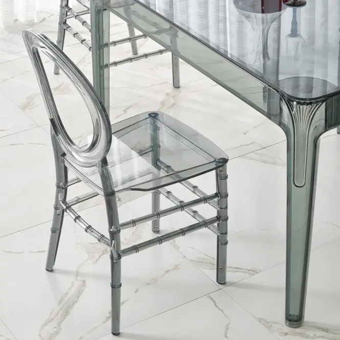 Asztall Gomez 80x120 polipropylen – füstös