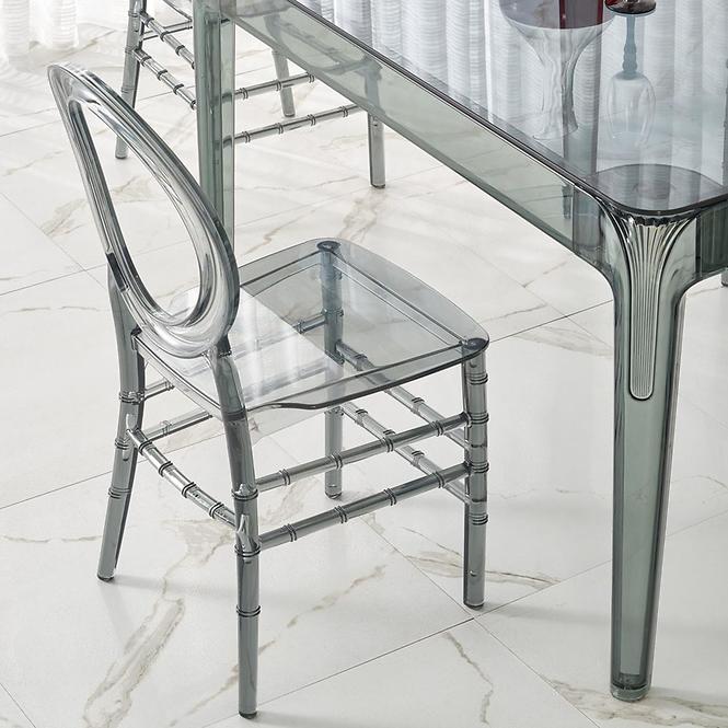 Asztall Gomez 80x120 polipropylen – füstös