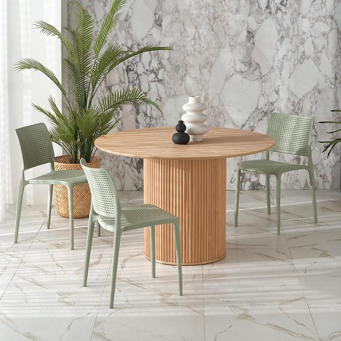 Asztall Lopez 120 mdf/faipari – természetes