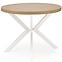 Asztall Peroni 100x250 lap/acél – tölgy arany/fehér,2