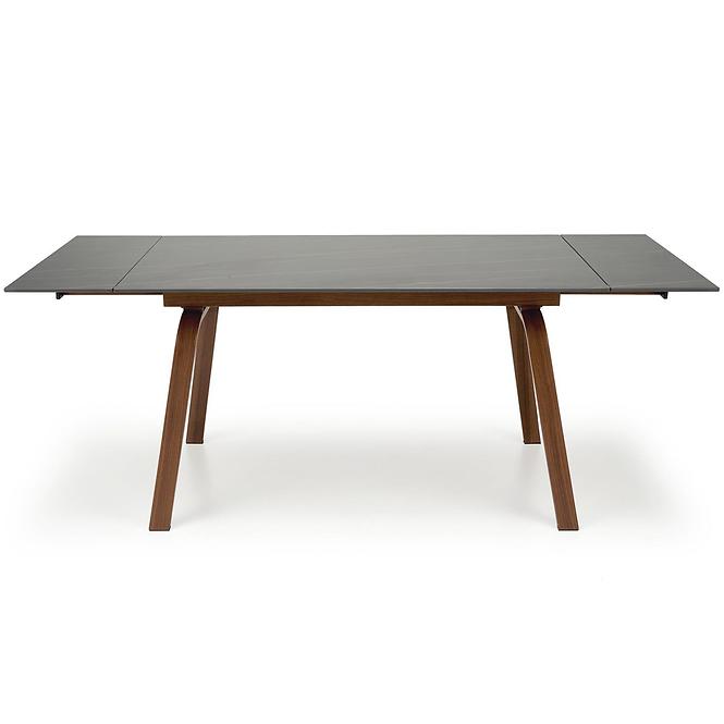 Asztall Lozano 82x140 spiek/acél – fekete üveggolyó/dió,4