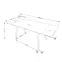 Asztall Lozano 82x140 spiek/acél – fekete üveggolyó/dió,9