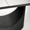 Asztall Osman 90x160 ceramika/mdf - fehér üveggolyó/fekete,5