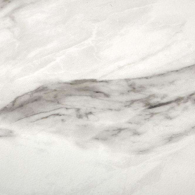 Asztall Osman 90x160 ceramika/mdf - fehér üveggolyó/fekete