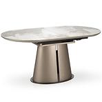 Asztall Robinson 90x160 ceramika/mdf – beżowy üveggolyó/capuc