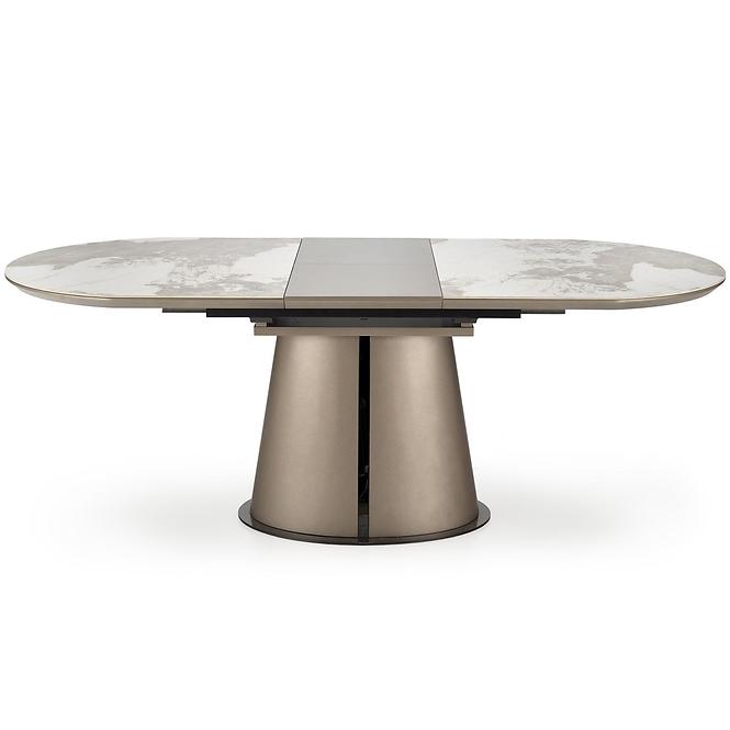 Asztall Robinson 90x160 ceramika/mdf – beżowy üveggolyó/capuc