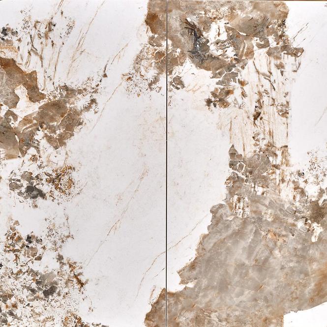 Asztall Robinson 90x160 ceramika/mdf – beżowy üveggolyó/capuc