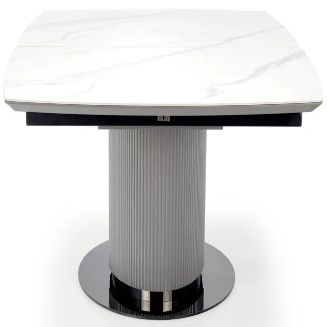 Asztall Dancan 90x160 ceramika/mdf – üveggolyó/hamu